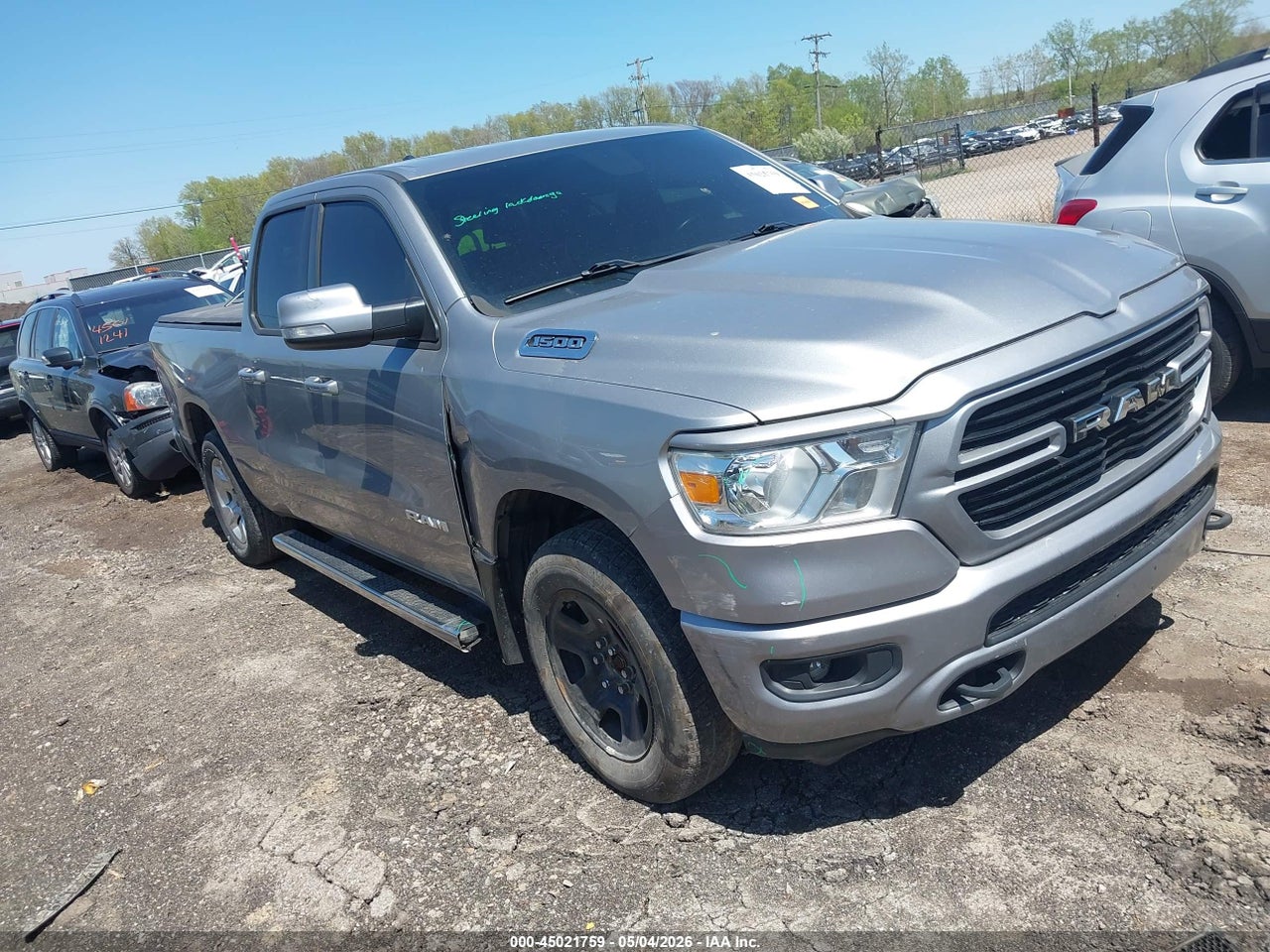 1C6RRFBG8KN****** · 2019 RAM 1500 BIG HORN/LONE STAR  4X4 6'4 BOX