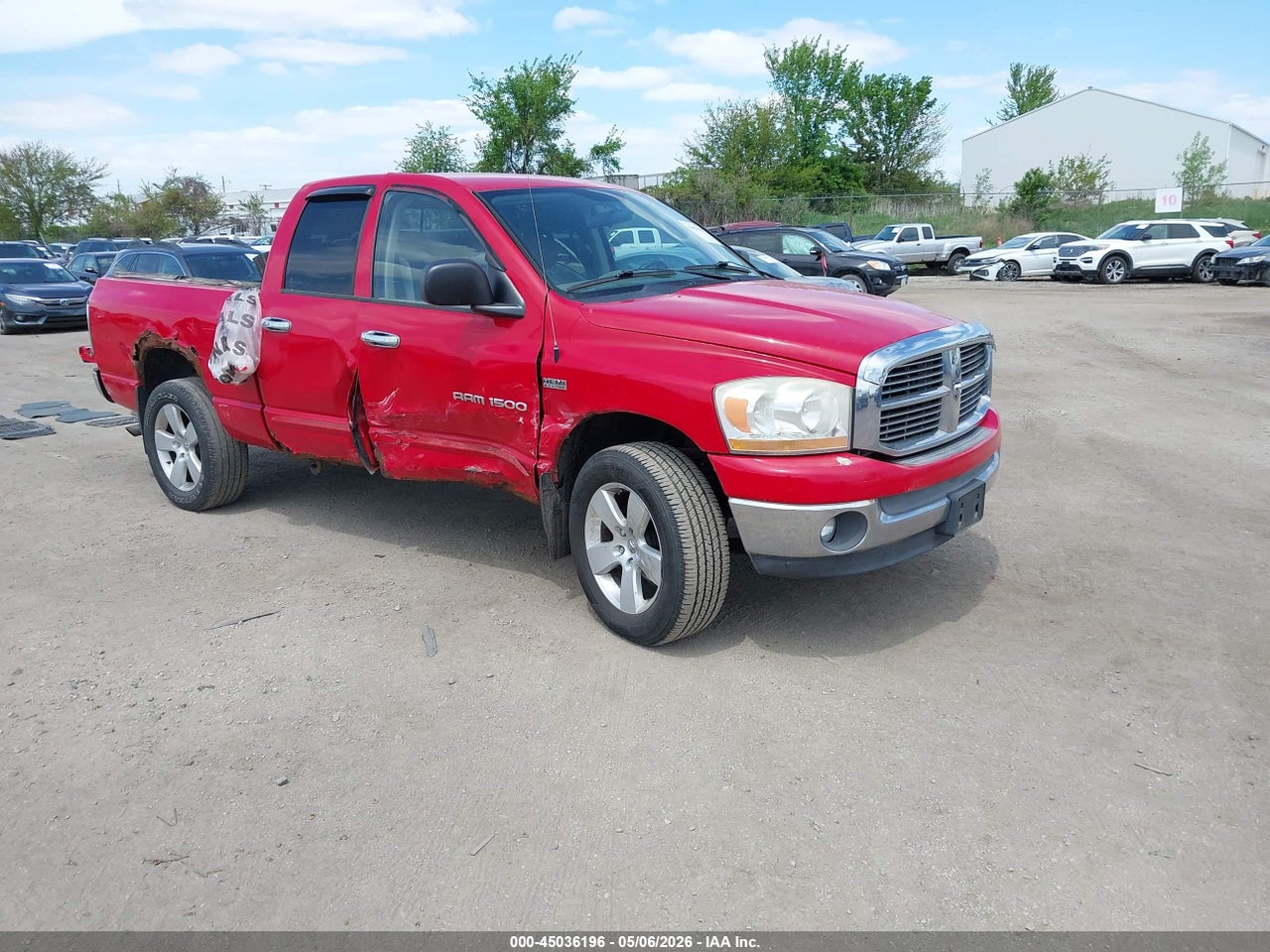 1D7HU18276S****** · 2006 DODGE RAM 1500 SLT/TRX4 OFF ROAD/SPORT