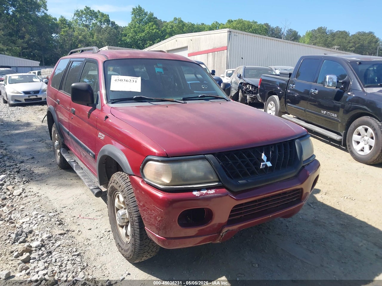 JA4LS21H93J****** · 2003 MITSUBISHI MONTERO SPORT ES/LS