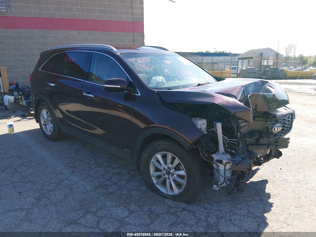 5XYPGDA35KG****** · 2019 KIA SORENTO 2.4L LX