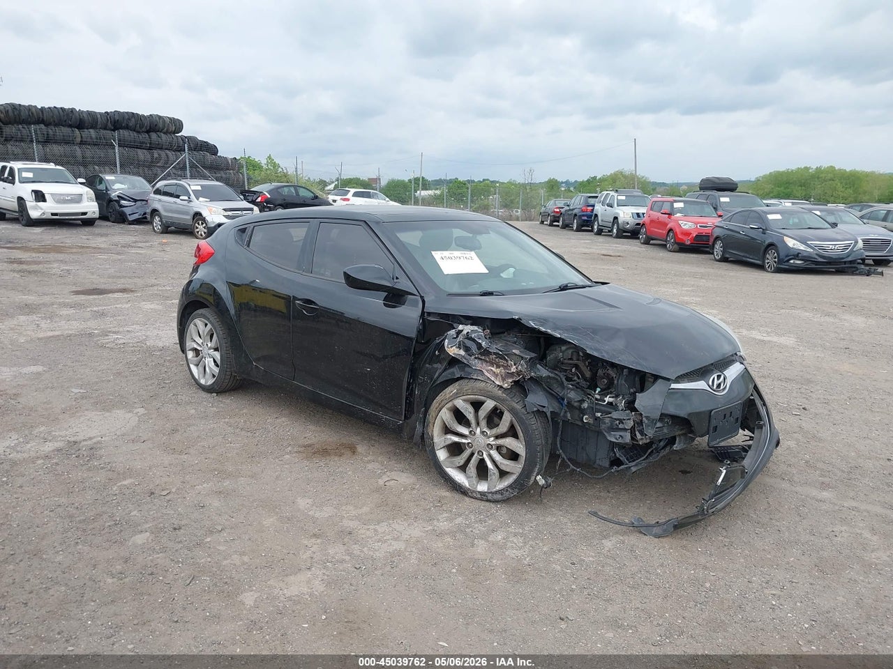 KMHTC6AD0DU****** · 2013 HYUNDAI VELOSTER BASE W/GRAY