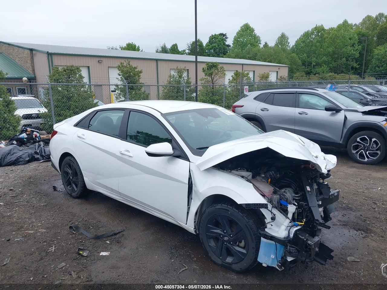 KMHLM4AJ6PU****** · 2023 HYUNDAI ELANTRA HYBRID BLUE