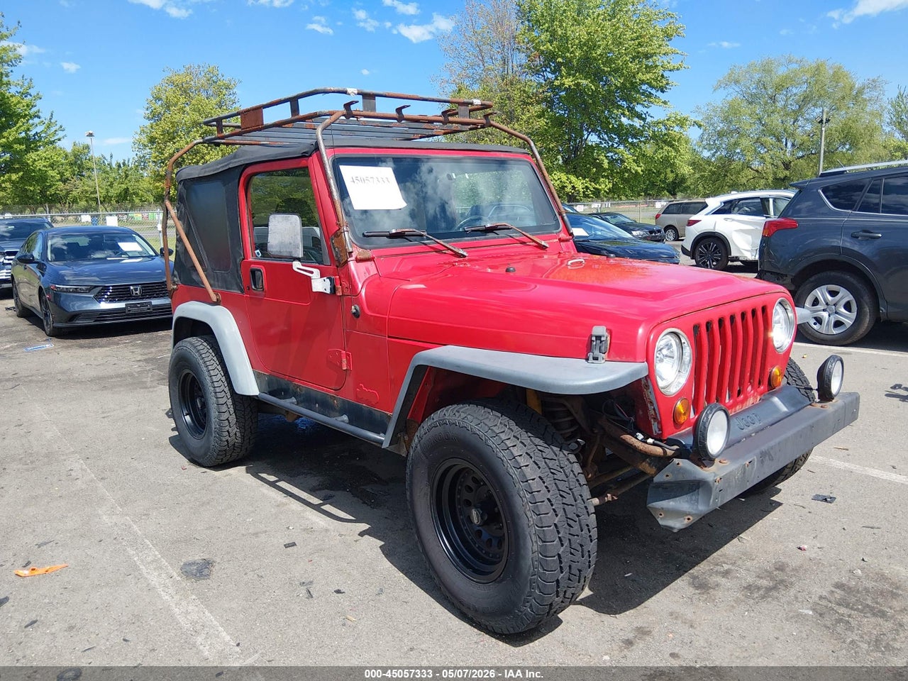 1J4FY19S8VP****** · 1997 JEEP WRANGLER SPORT