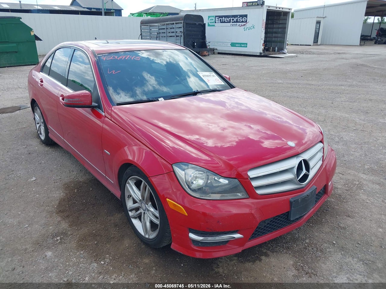 WDDGF4HB6CR****** · 2012 MERCEDES-BENZ C 250 SPORT