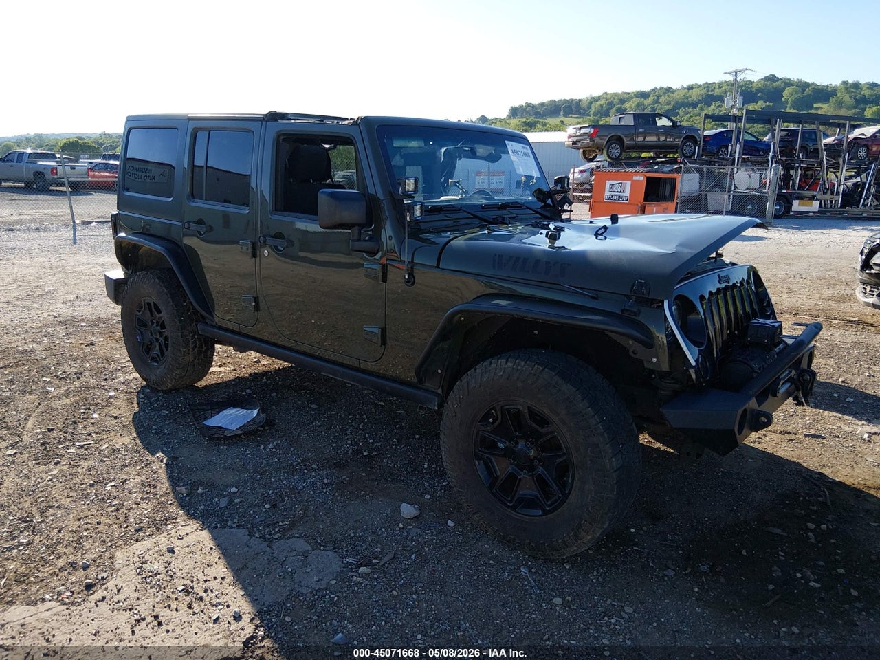 1C4BJWDG3GL****** · 2016 JEEP WRANGLER UNLIMITED WILLYS WHEELER