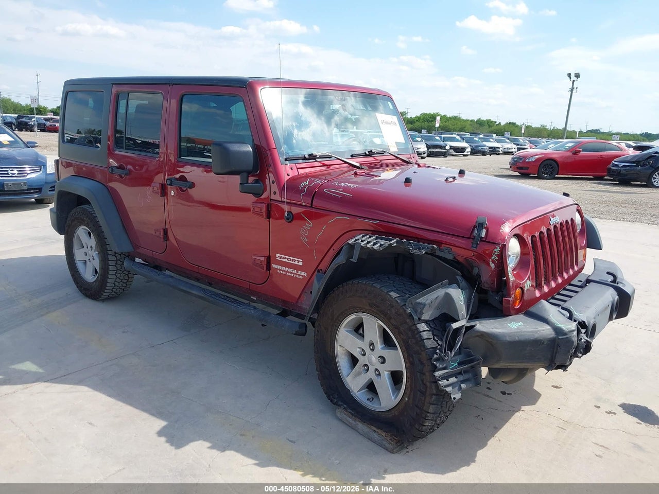 1J4BA3H18BL****** · 2011 JEEP WRANGLER UNLIMITED SPORT