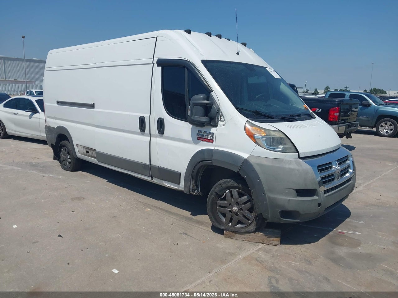 3C6TRVDG8EE****** · 2014 RAM PROMASTER 2500 HIGH ROOF