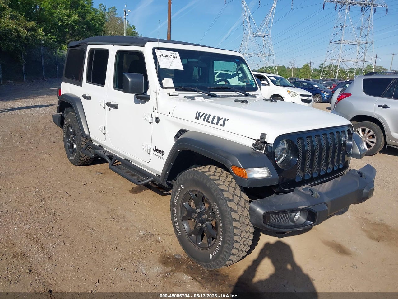 1C4HJXDN4MW****** · 2021 JEEP WRANGLER UNLIMITED WILLYS 4X4