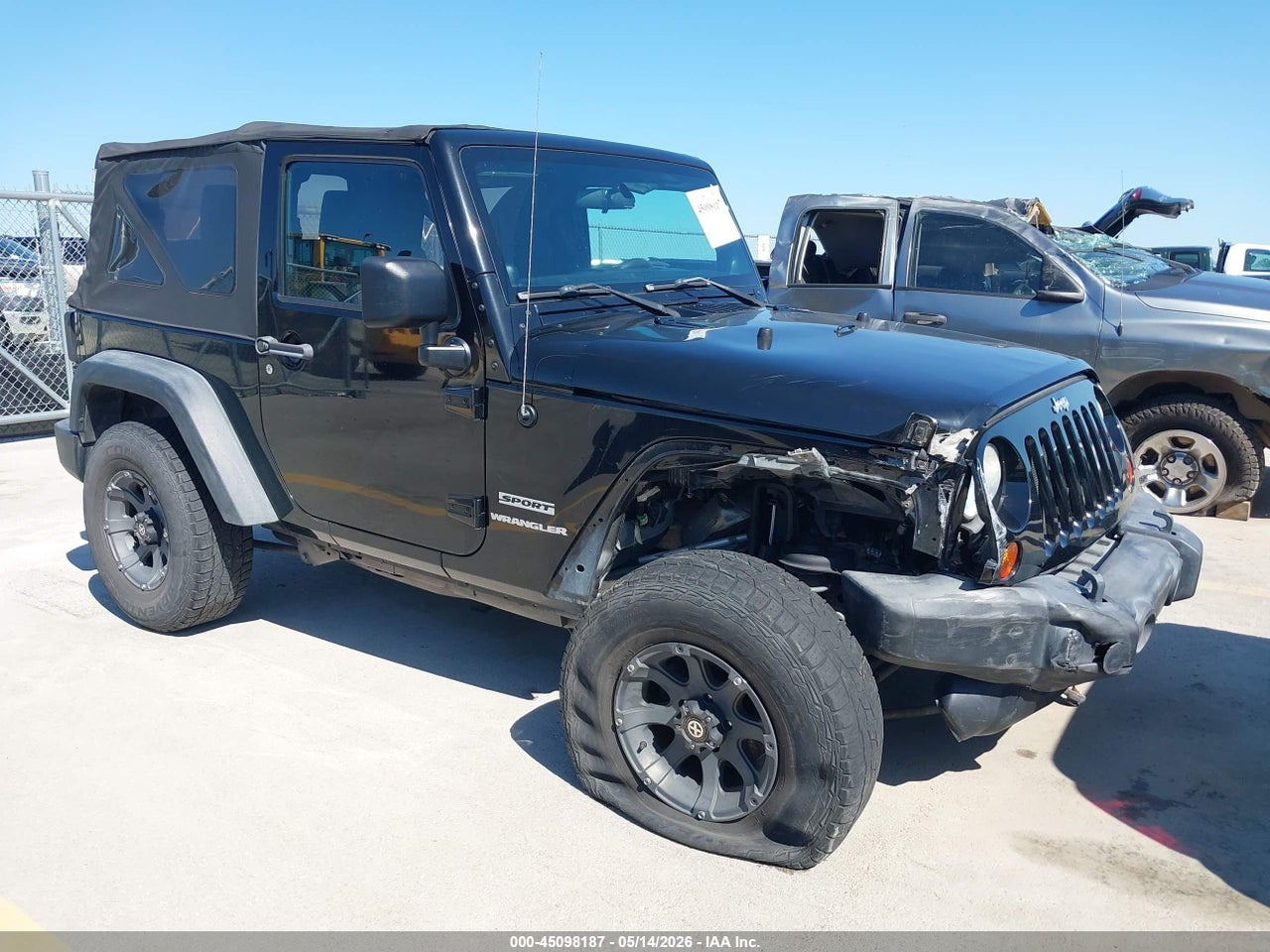 1C4AJWAG0CL****** · 2012 JEEP WRANGLER SPORT