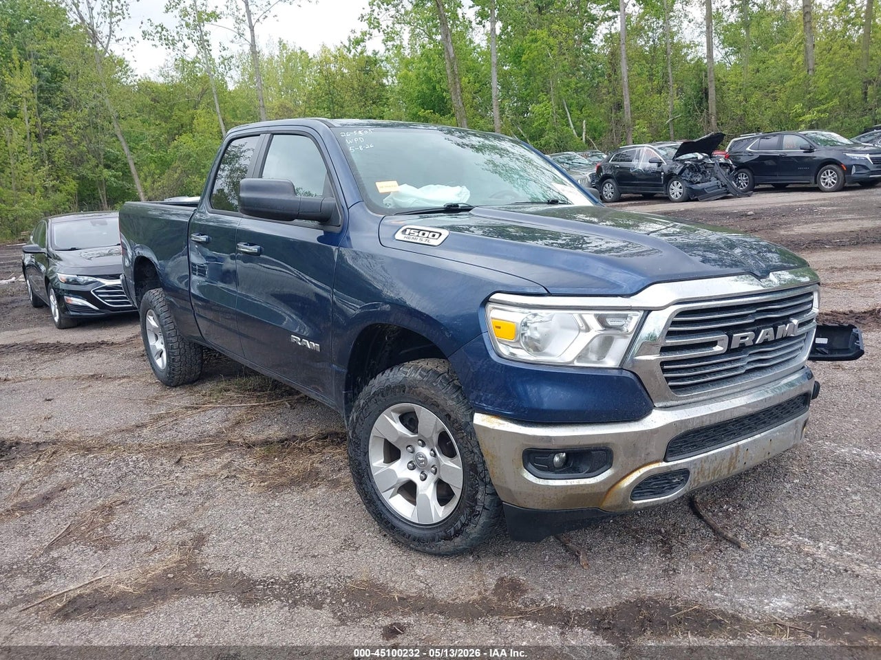 1C6SRFBT8LN****** · 2020 RAM 1500 BIG HORN  4X4 6'4 BOX