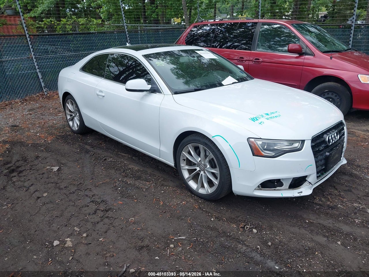 WAULFAFR6DA****** · 2013 AUDI A5 2.0T PREMIUM