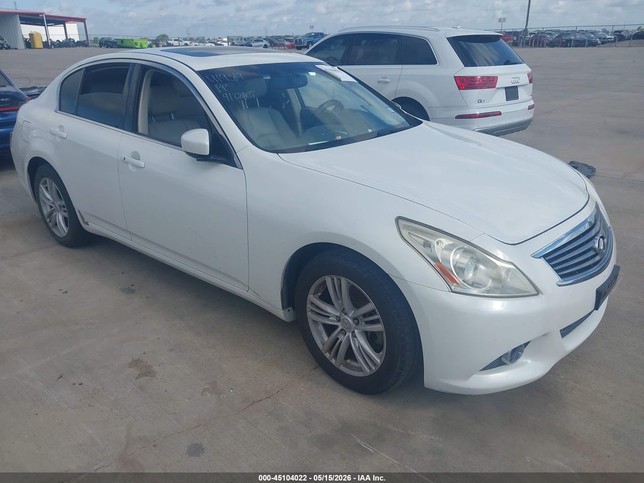 JN1DV6AP7CM****** · 2012 INFINITI G25 JOURNEY