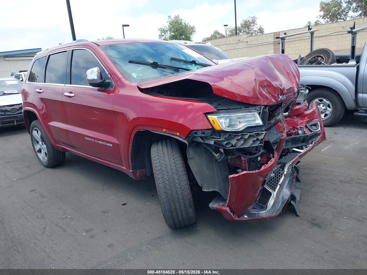 1C4RJECG2FC****** · 2015 JEEP GRAND CHEROKEE OVERLAND