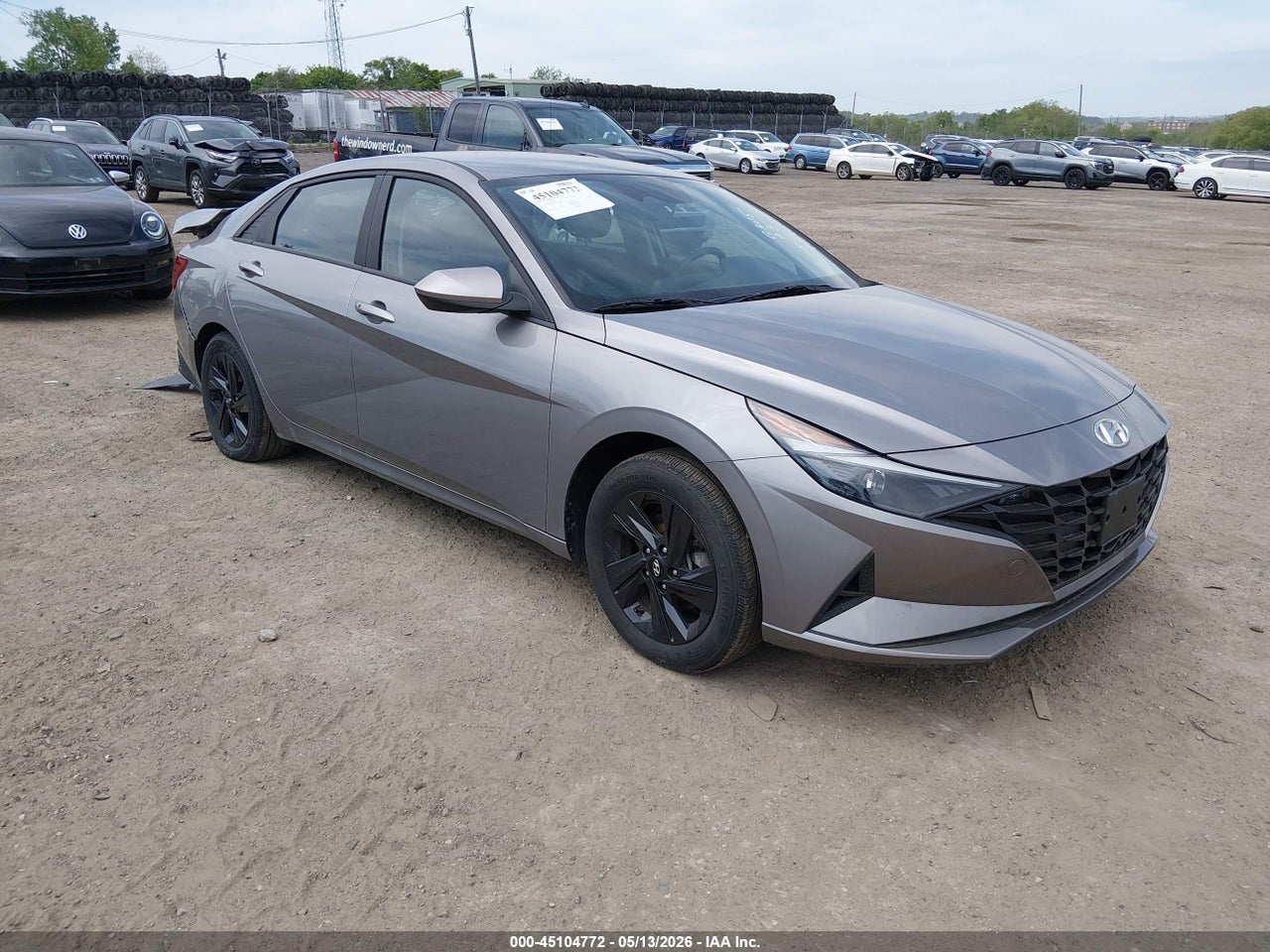 KMHLM4AJ6PU****** · 2023 HYUNDAI ELANTRA HYBRID BLUE