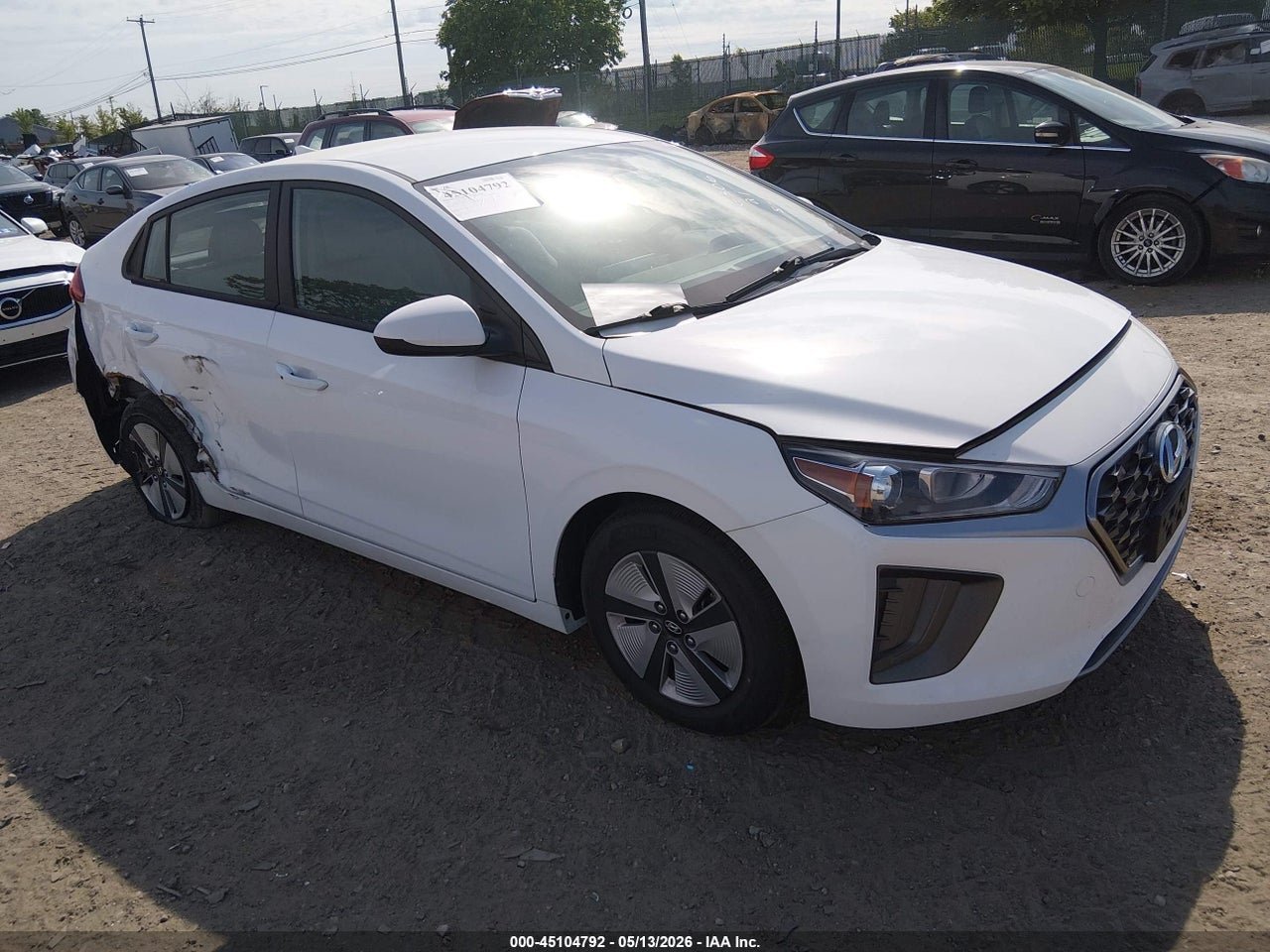KMHC65LC8MU****** · 2021 HYUNDAI IONIQ HYBRID BLUE