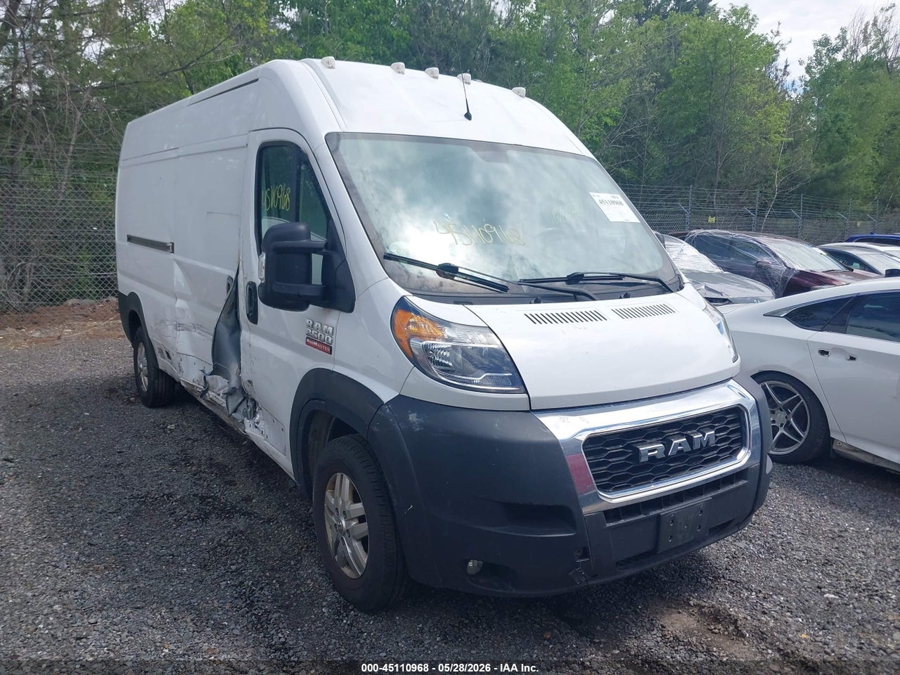 3C6LRVDGXME****** · 2021 RAM PROMASTER 2500 HIGH ROOF 159 WB