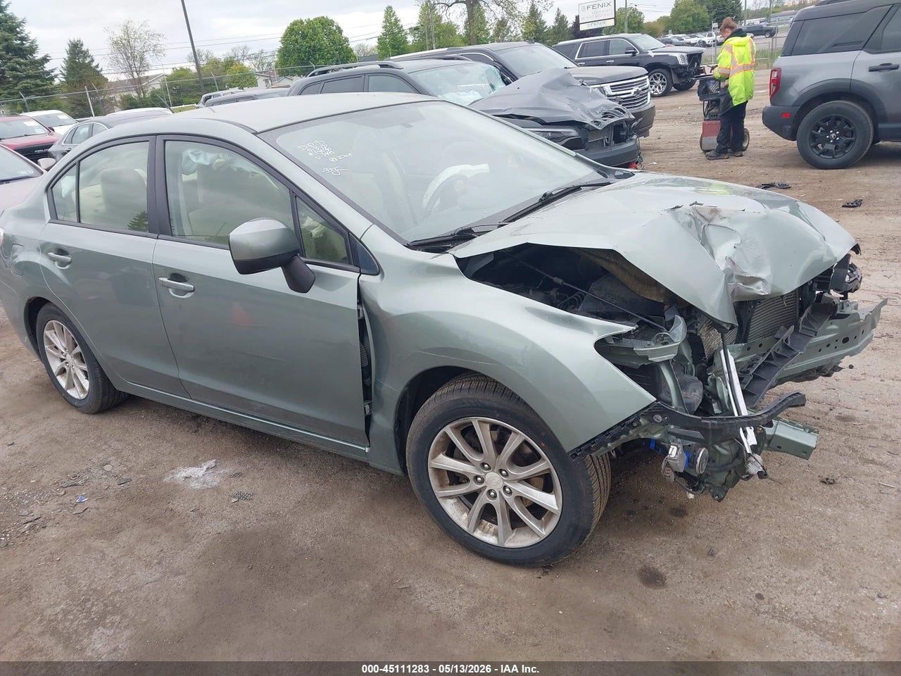 JF1GJAC6XEH****** · 2014 SUBARU IMPREZA 2.0I PREMIUM