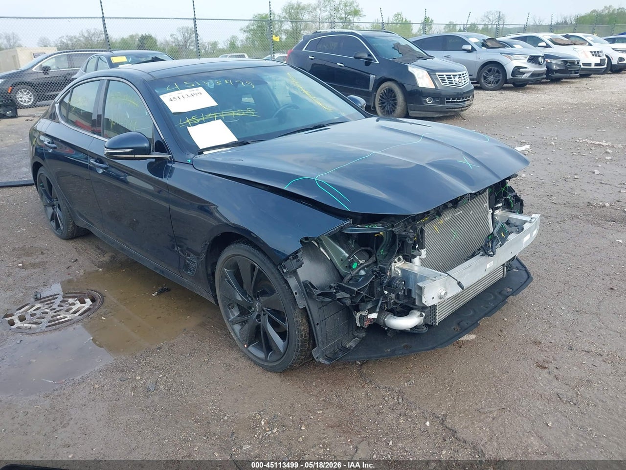 KMTG34TA0PU****** · 2023 GENESIS G70 2.0T AWD