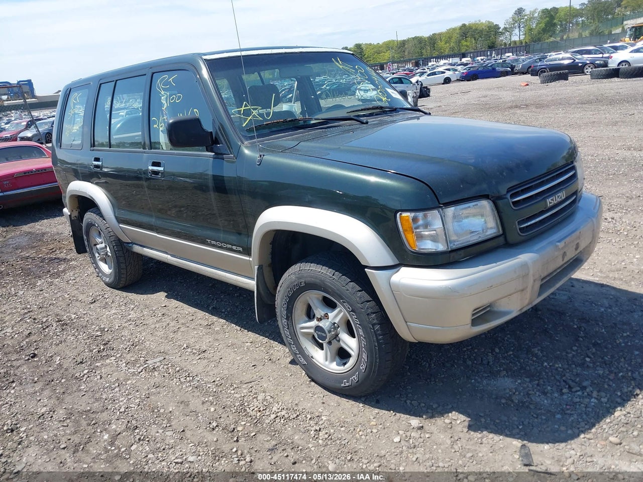 JACDJ58X017****** · 2001 ISUZU TROOPER LIMITED/LS/S