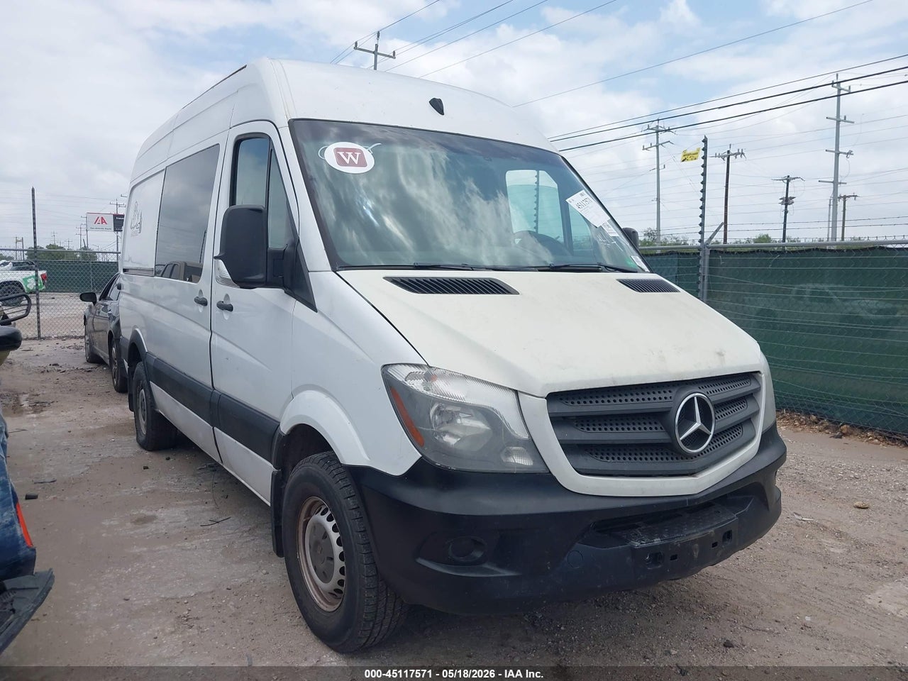 WD3PE7CD9HP****** · 2017 MERCEDES-BENZ SPRINTER 2500 STANDARD ROOF V6