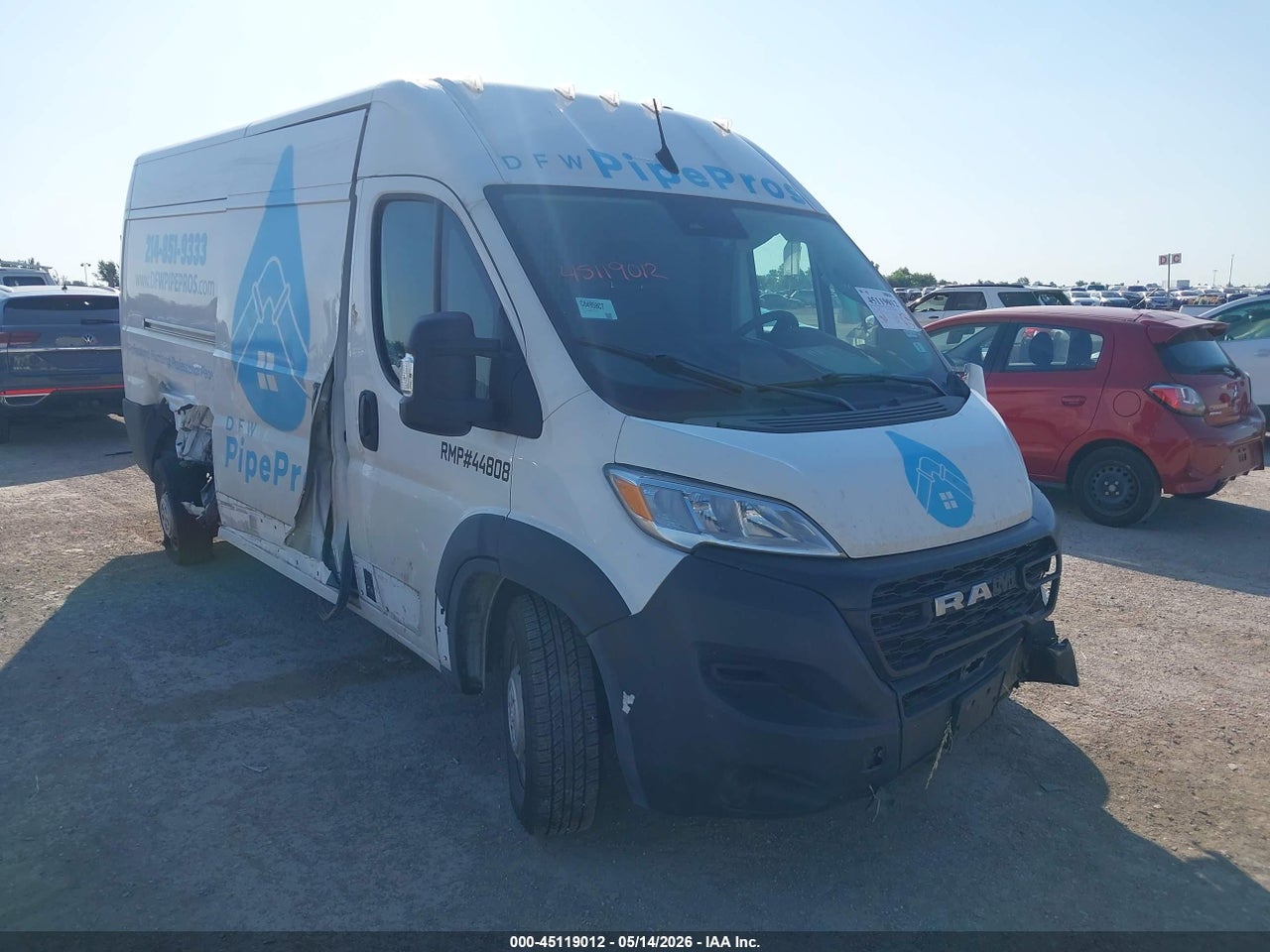 3C6LRVDG7PE****** · 2023 RAM PROMASTER 2500 HIGH ROOF 159 WB