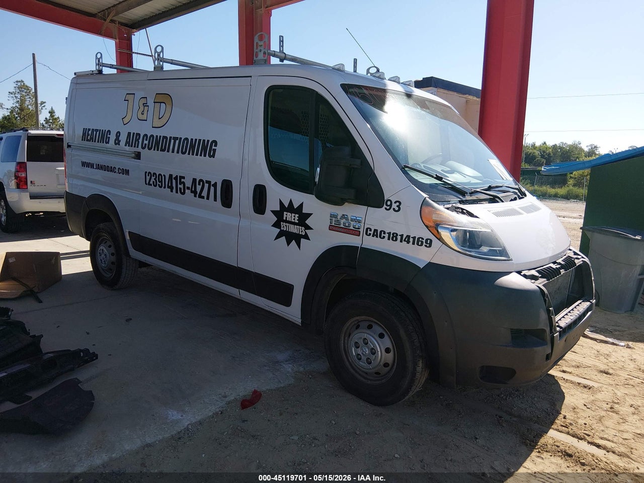 3C6TRVAG0LE****** · 2020 RAM PROMASTER 1500 LOW ROOF 136 WB