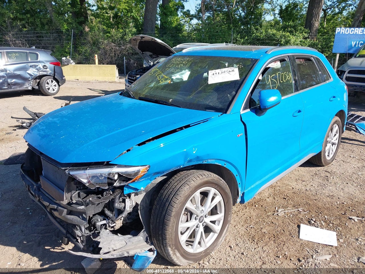 2022 AUDI Q3 PREMIUM 45 TFSI S LINE QUATTRO TIPTRONIC · 6/11
