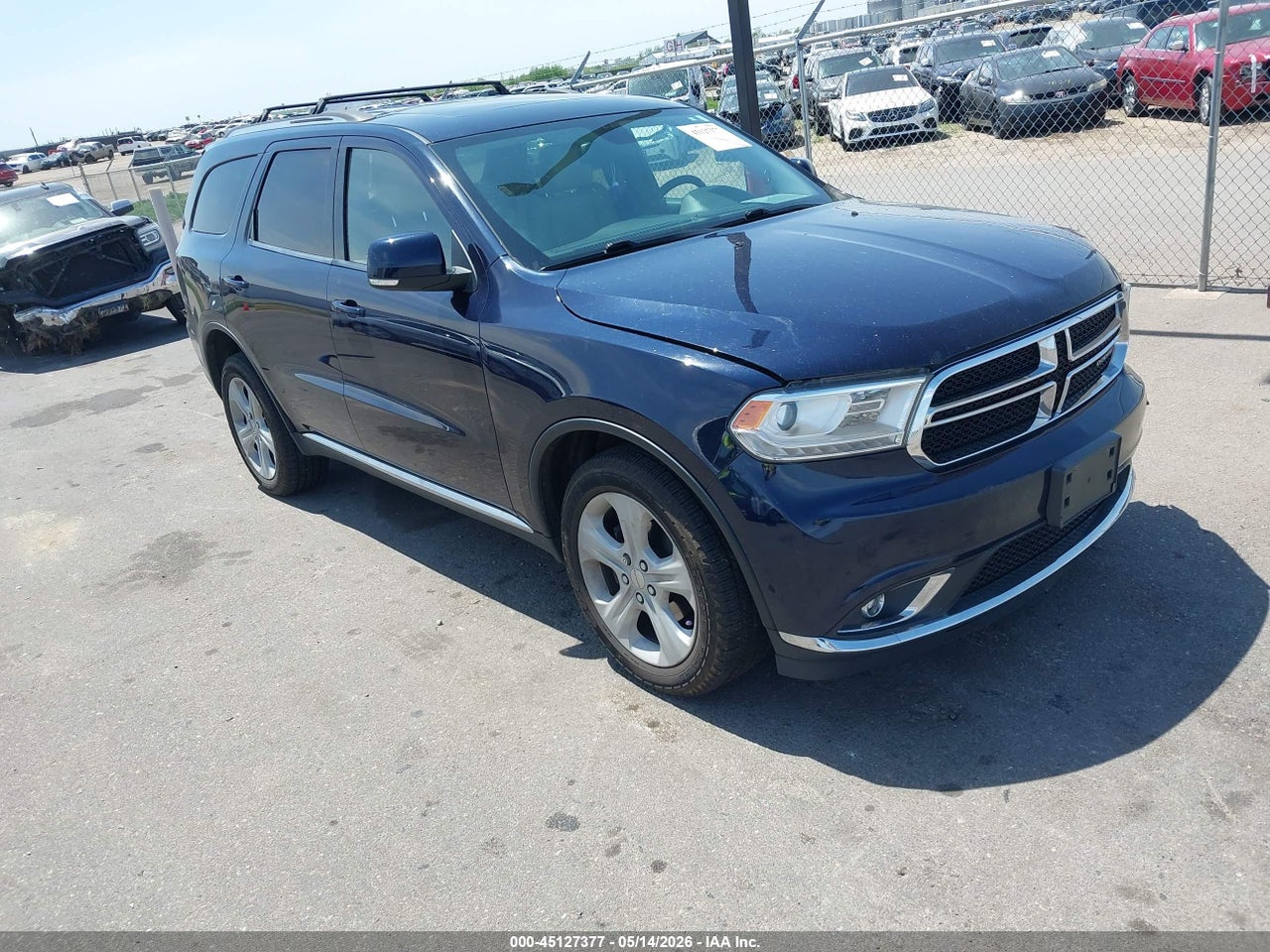 1C4RDJDG4EC****** · 2014 DODGE DURANGO LIMITED