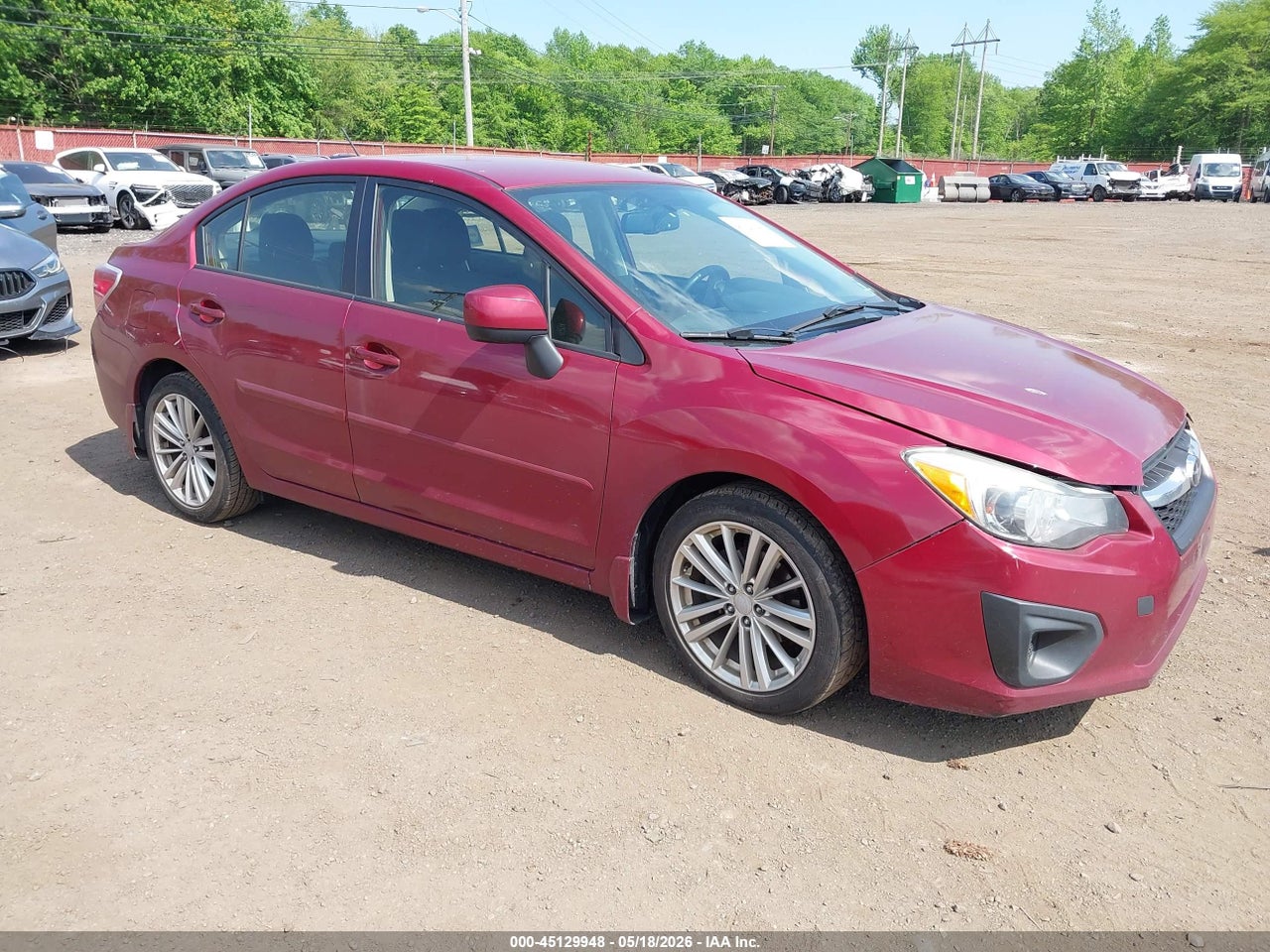 JF1GJAE69EH****** · 2014 SUBARU IMPREZA 2.0I PREMIUM