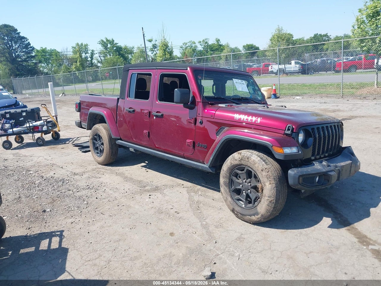 1C6HJTAGXML****** · 2021 JEEP GLADIATOR WILLYS 4X4