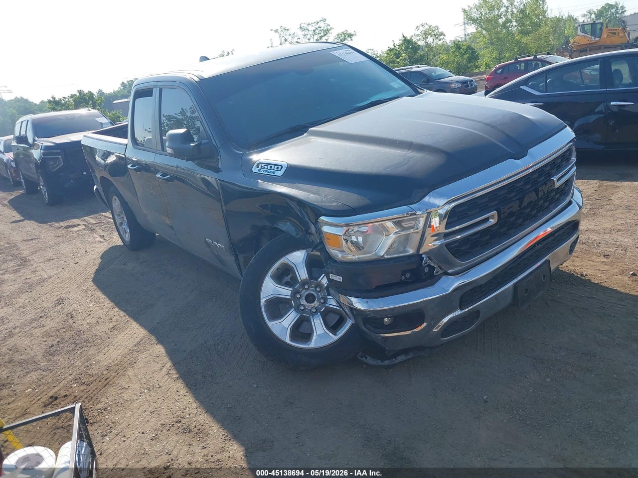 1C6RRFBGXNN****** · 2022 RAM 1500 BIG HORN  4X4 6'4 BOX