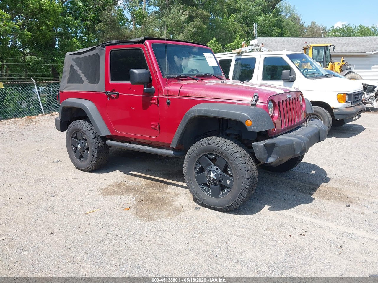 1J4FA24178L****** · 2008 JEEP WRANGLER X