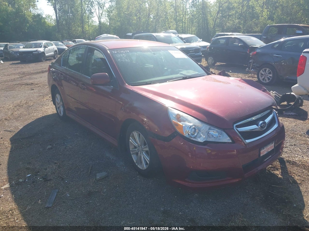 4S3BMCC68C3****** · 2012 SUBARU LEGACY 2.5I PREMIUM