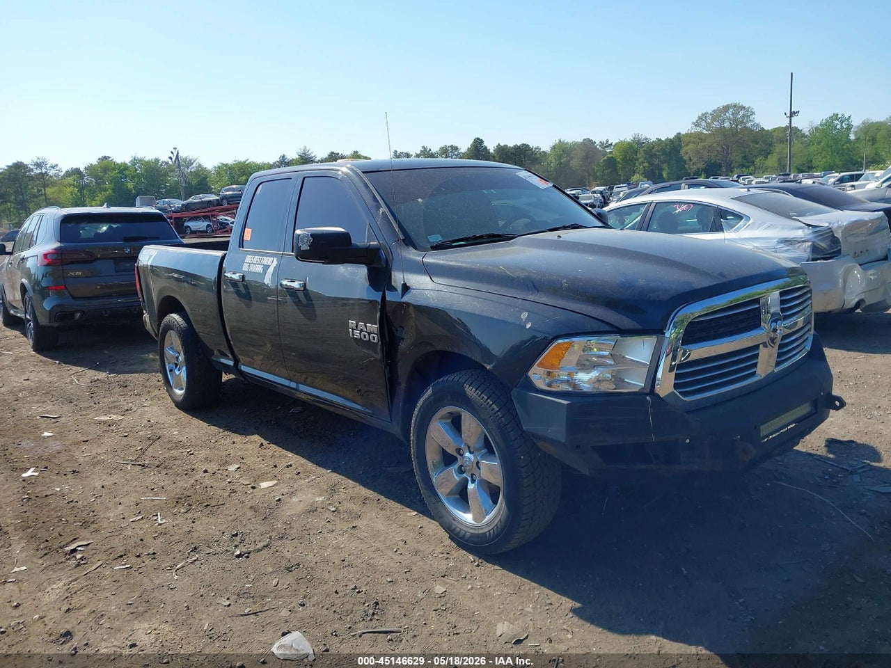 1C6RR7GT3HS****** · 2017 RAM 1500 BIG HORN  4X4 6'4 BOX