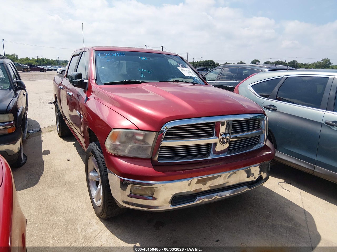 1D3HB13T89J****** · 2009 DODGE RAM 1500 SLT/SPORT/TRX