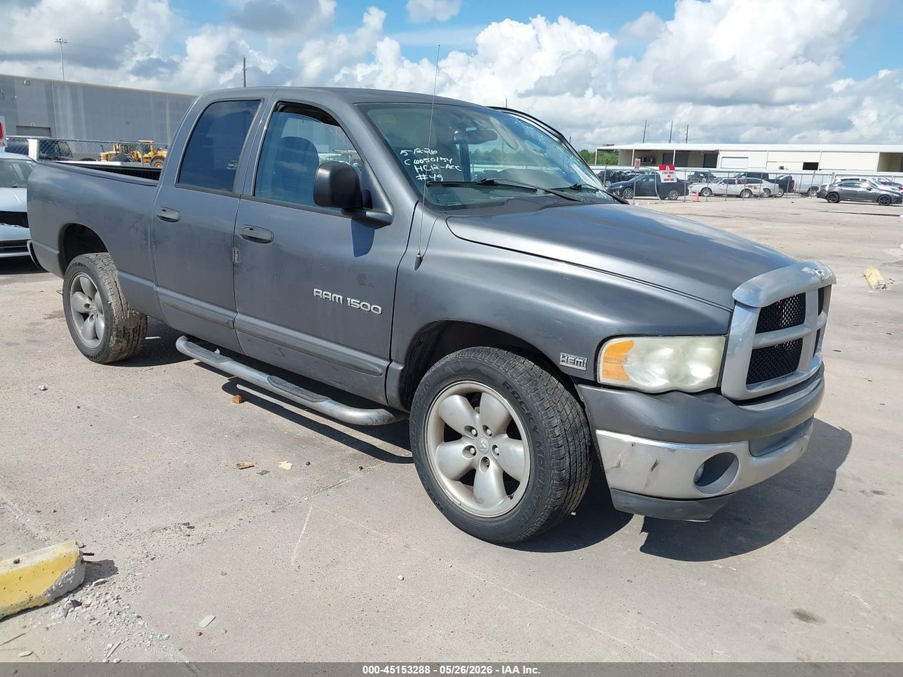 1D7HA18D63S****** · 2003 DODGE RAM 1500 SLT/LARAMIE/ST