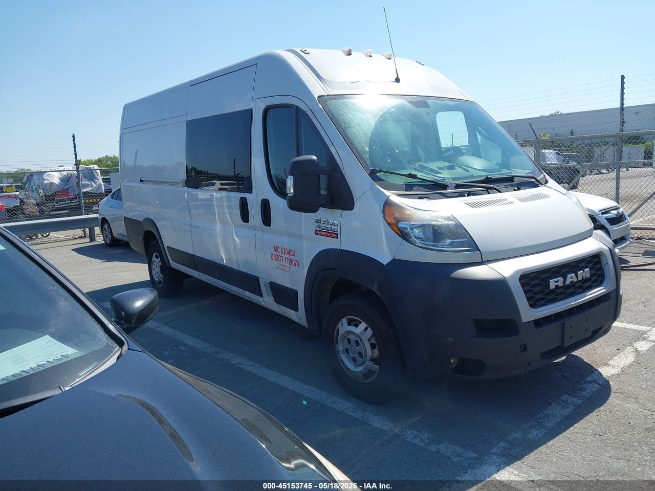 3C6MRVJG2ME****** · 2021 RAM PROMASTER 3500 CARGO VAN HIGH ROOF 159 WB EXT