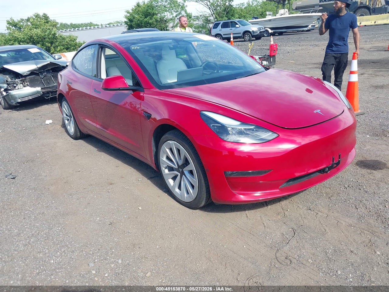 5YJ3E1EA3NF****** · 2022 TESLA MODEL 3 REAR-WHEEL DRIVE