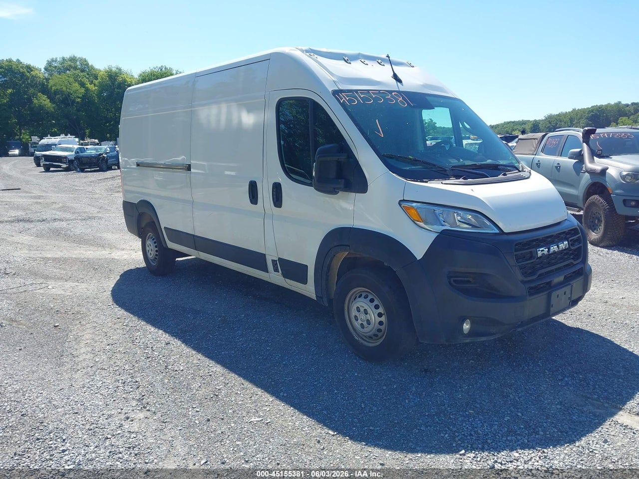 3C6LRVDG0SE****** · 2025 RAM PROMASTER 2500 TRADESMAN HIGH ROOF 159 WB W/PASS SEAT