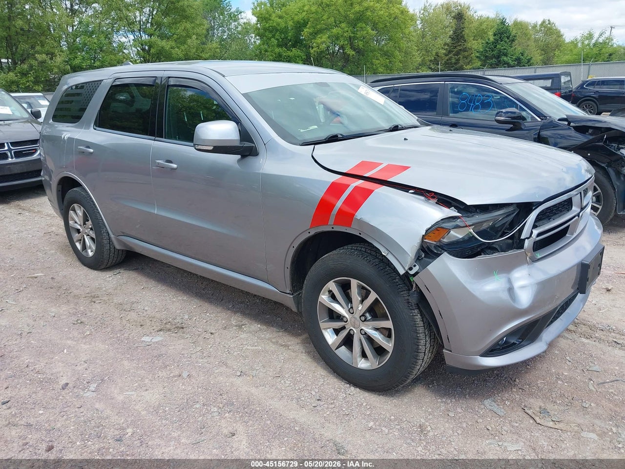 1C4RDJDG4HC****** · 2017 DODGE DURANGO GT AWD