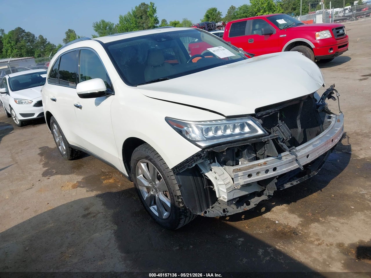 5FRYD4H95GB****** · 2016 ACURA MDX ADVANCE   ENTERTAINMENT PACKAGES/ADVANCE PACKAGE