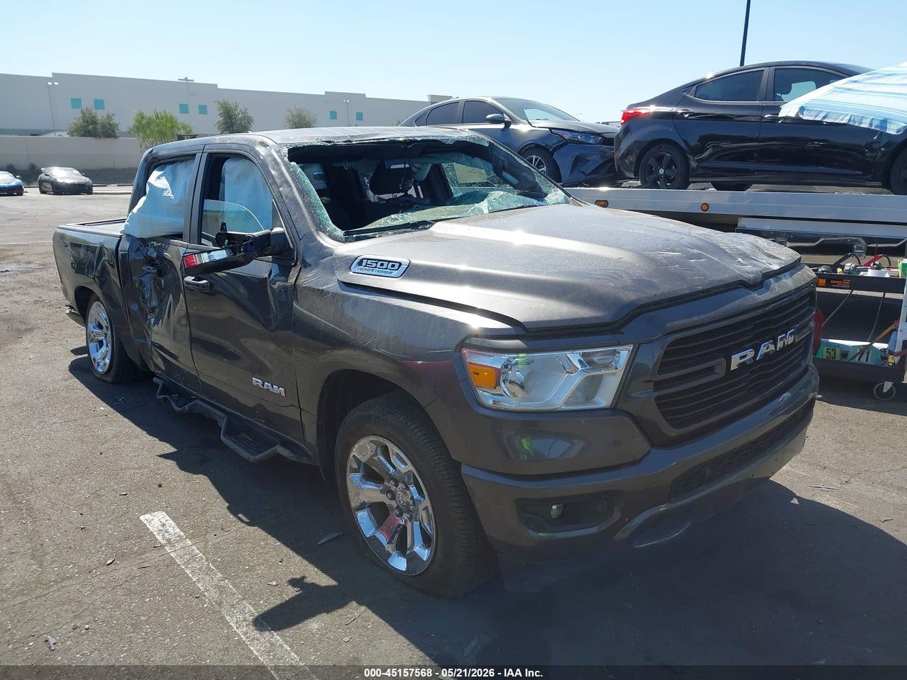 1C6SRFFT7MN****** · 2021 RAM 1500 BIG HORN  4X4 5'7 BOX