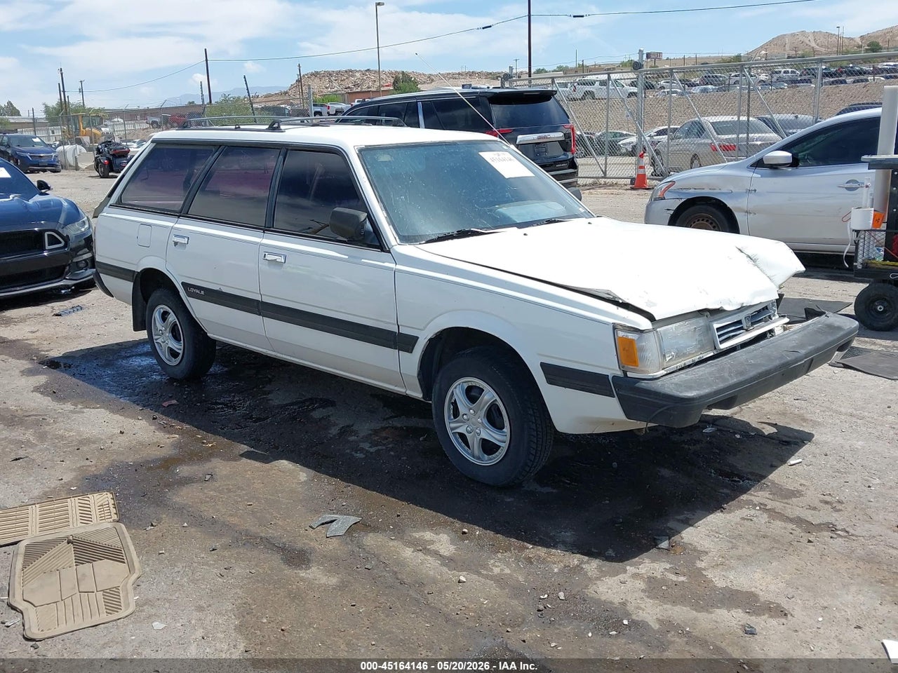 JF2AN52B0PD****** · 1993 SUBARU LOYALE