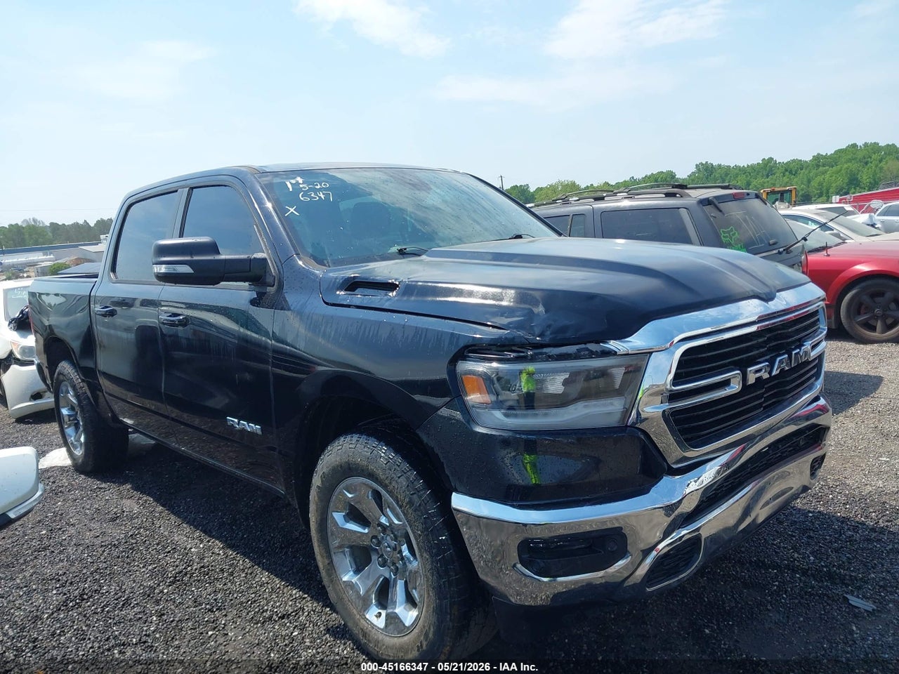 1C6SRFFT1MN****** · 2021 RAM 1500 BIG HORN  4X4 5'7 BOX