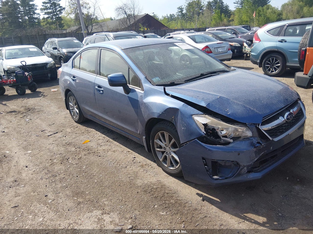 JF1GJAC6XEH****** · 2014 SUBARU IMPREZA 2.0I PREMIUM