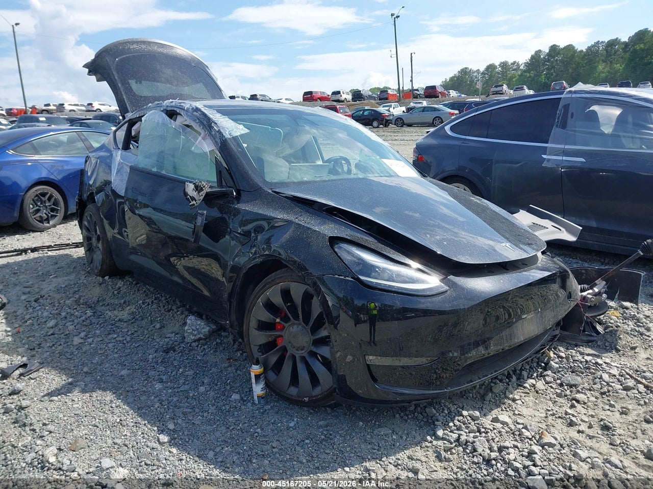 5YJYGDEF4MF****** · 2021 TESLA MODEL Y PERFORMANCE DUAL MOTOR ALL-WHEEL DRIVE