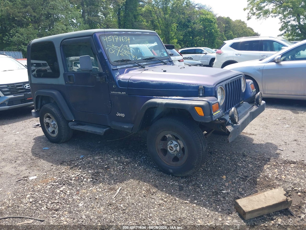 1J4FY29P8VP****** · 1997 JEEP WRANGLER SE