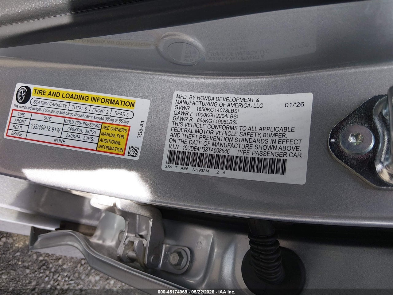 2026 ACURA INTEGRA FWD A-SPEC · 9/11