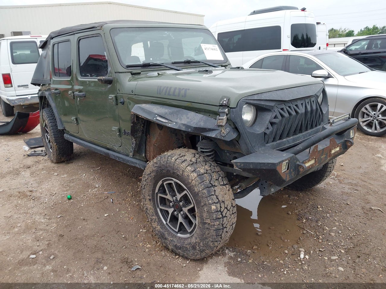 1C4HJXDN2MW****** · 2021 JEEP WRANGLER UNLIMITED WILLYS SPORT 4X4