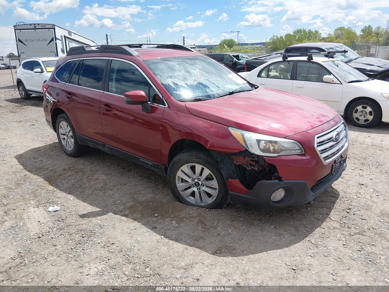4S4BSBFC8G3****** · 2016 SUBARU OUTBACK 2.5I PREMIUM